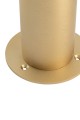 Argon Złota aluminiowa lampa ogrodowa słupek ze szkłem ryflowanym klasyczny styl NORFOLK 8753 IP44