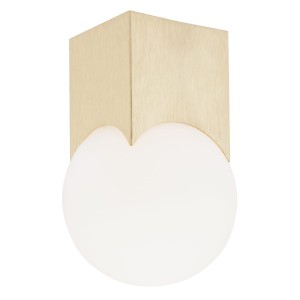 ARGON złota lampa sufitowa klosz biała kulka AUSTIN 4712