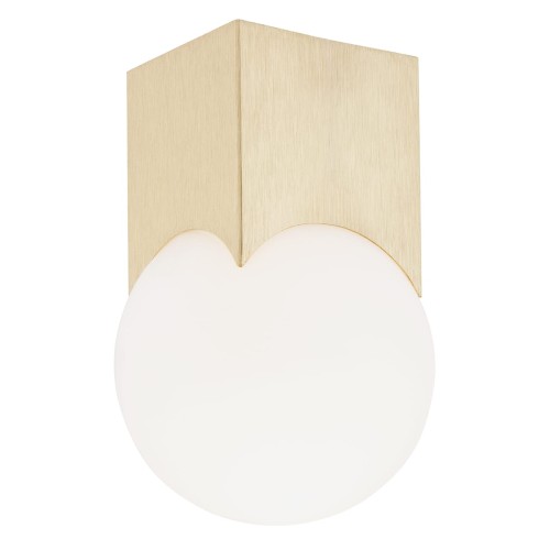 ARGON złota lampa sufitowa klosz biała kulka AUSTIN 4712