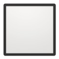MINERARIO Plafon LED 39 cm IP54 czarny kwadratowy lampa ścienna / sufitowa