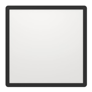 MINERARIO Plafon LED 39 cm IP54 czarny kwadratowy lampa ścienna / sufitowa