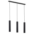 Argon czarna tuba lampa wisząca listwa potrójna GOMERA PLUS 6112
