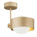 ARGON Plafon łazienkowy złoty nad lustro MASSIMO PLUS 8568 lampa do łazienki IP44