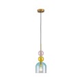 Lampa wisząca 1XE27 PASTELLO BLUE kolorowa 15 cmST-DN345A