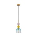 Lampa wisząca 1XE27 PASTELLO BLUE kolorowa 15 cmST-DN345A