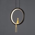 STEP INTO DESIGN Lampa wisząca AMICI led czarno złota 27 cm ST-D7774 black