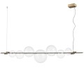 STEP INTO DESIGN Lampa wisząca AMORE LED złota 153 cm do salonu ST-8869P-L 