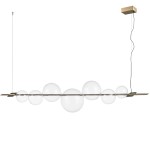 STEP INTO DESIGN Lampa wisząca AMORE LED złota 153 cm do salonu ST-8869P-L 
