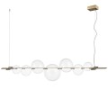 STEP INTO DESIGN Lampa wisząca AMORE LED złota 153 cm do salonu ST-8869P-L 