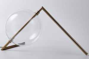 STEP INTO DESIGN Lampa stołowa AMORE LED złota 25 cm  do salonu ST-8869T3