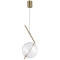 STEP INTO DESIGN Lampa wisząca AMORE - 1 LED złota 24 cm ST-8869P-1 