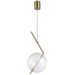 STEP INTO DESIGN Lampa wisząca AMORE - 1 LED złota 24 cm ST-8869P-1 