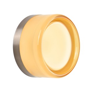 STEP INTO DESIGN Lampa ścienna CANDY LED 13,5 cm bursztynowa- minimalistyczny kinkiet ST-MB1308 amber