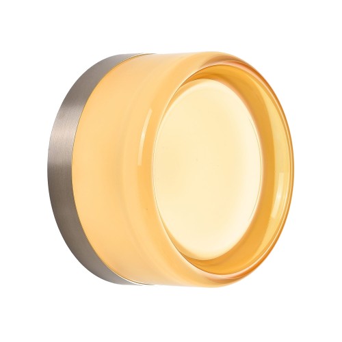 STEP INTO DESIGN Lampa ścienna CANDY LED 13,5 cm bursztynowa- minimalistyczny kinkiet ST-MB1308 amber