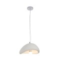 STEP INTO DESIGN Lampa wisząca STONE biała 30 cm do jadalni DN426-300