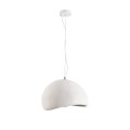 STEP INTO DESIGN Lampa wisząca STONE biała 40 cm nad stół DN426-400