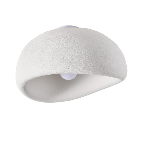 STEP INTO DESIGN Plafon sufitowy STONE biały 40 cm lampa DN426-40C