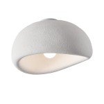 STEP INTO DESIGN Plafon sufitowy STONE biały 50 cm lampa sufitowa DN426-50C 