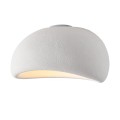 STEP INTO DESIGN Plafon sufitowy STONE biały 50 cm lampa sufitowa DN426-50C 