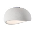 STEP INTO DESIGN Plafon sufitowy STONE biały 50 cm lampa sufitowa DN426-50C 