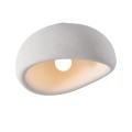 STEP INTO DESIGN Plafon sufitowy STONE biały 50 cm lampa sufitowa DN426-50C 