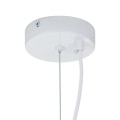STEP INTO DESIGN Lampa wisząca STONE FLAT biała 60 cm do salonu DN429-600 