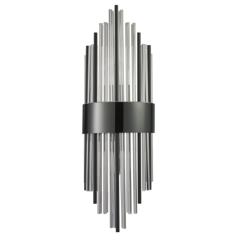 STEP INTO DESIGN kinkiet na E14 Lampa ścienna DRACO czarna 60 cm ST-88003W-M black