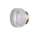 STEP INTO DESIGN kinkiet, plafon Lampa ścienna CARMELLO LED transparentna złota 13,5 cm ST-DL-8535 gold 
