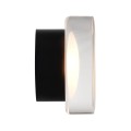 STEP INTO DESIGN kinkiet plafon lampa ścienna CARMELLO LED transparentna czarna 13,5 cmST-DL-8535 black 