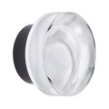 STEP INTO DESIGN kinkiet plafon lampa ścienna CARMELLO LED transparentna czarna 13,5 cmST-DL-8535 black 