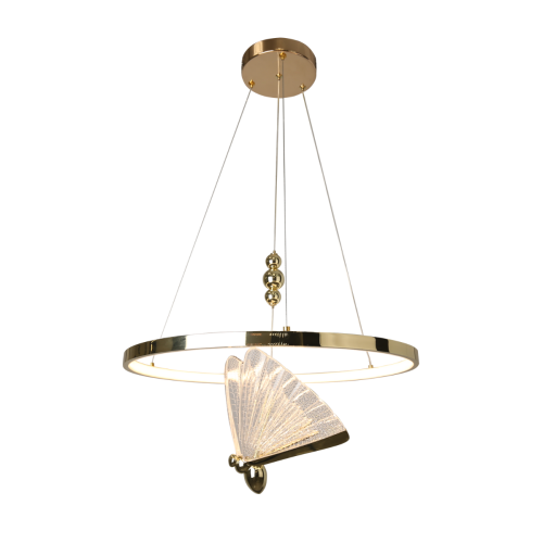 LIGHT PRESTIGE lampa wisząca Marissa Ring złota LED CCT żyrandol LP-2515/1P GD