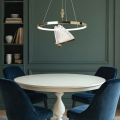 LIGHT PRESTIGE lampa wisząca Marissa Ring złota LED CCT żyrandol LP-2515/1P GD