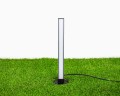 KINGLED lampa pionowa SŁUPEK LED hermetyczna IP68 IK10 zewnętrzna zoomLED® 30cm SG1 GARDEN czarna L-SLUPEK-4K-30