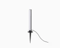 KINGLED lampa pionowa SŁUPEK LED hermetyczna IP68 IK10 zewnętrzna zoomLED® 30cm SG1 GARDEN czarna L-SLUPEK-4K-30