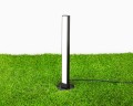 KINGLED lampa pionowa SŁUPEK LED hermetyczna IP68 IK10 zewnętrzna zoomLED® 30cm SG1 GARDEN czarna L-SLUPEK-4K-30