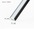 KINGLED lampa pionowa SŁUPEK LED hermetyczna IP68 IK10 zewnętrzna zoomLED® 55cm SG1 GARDEN czarnaL-SLUPEK-3K-55