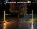 KINGLED Lampa pionowa SŁUPEK LED hermetyczna IP68 IK10 zewnętrzna zoomLED® 80cm SG1 GARDEN czarna L-SLUPEK-3K-80-2