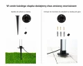 KINGLED Lampa pionowa SŁUPEK LED hermetyczna IP68 IK10 zewnętrzna zoomLED® 80cm SG1 GARDEN czarna L-SLUPEK-3K-80-2