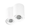 Bross 2x GU10 biały AZ0859 lampa natynkowa z regulacją