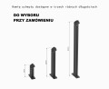 Lampa ogrodowa LED hermetyczna IP68 IK10 zewnętrzna zoomLED® GRM1 GARDEN czarna 1 m