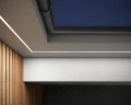 Gotowa oprawa LED hermetyczna IP68 IK08 do podbitki dachowej zoomLED® AQU lampa 