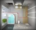 Gotowa oprawa LED hermetyczna IP68 IK08 łazienkowa zoomLED® AQU czarna
