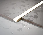 Gotowa oprawa LED hermetyczna IP68 IK08 łazienkowa zoomLED® AQU złota