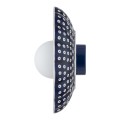 Kinkiet ceramika Bolesławiec lampa muszla granatowa na ściane BOLL 8933 Argon x Manufaktura w Bolesławcu