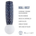 Lampa wisząca ceramika Bolesławiec  ręcznie zdobiona  granatowa, biała kulka BOLL 8937 Argon i Manufaktura w Bolesławcu