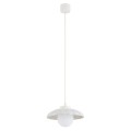 Lampa wisząca ceramika Bolesławiec ręcznie zdobiona muszla kulka na G9 BOLL 8947 Argon i Manufaktura w Bolesławcu