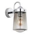 ARGON kinkiet elegancka lampa ścienna chrom dymny klosz IP44  PASADENA 4718 