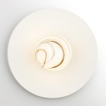 ARGON kinkiet plafon okrągły biały kremowy i piękna kula szkło alabaster marmur wzór PIAVA 8445