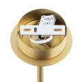 ARGON lampa wisząca do salonu mosiężny żyrandol śliwkowy abażur PRINCETON 2188