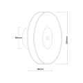 LIGHT PRESTIGE Kinkiety Casy dymny LED CCT  LP-3176/1W SM  